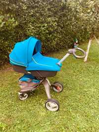 Stokke XploryV4Urban Blue+Kit iarna