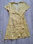 Rochie din in petrecută