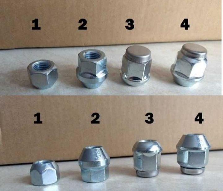 Piulite jante auto M12 x 1,5 cheie de 19 " Piulite auto M12 x 1,5 Ford