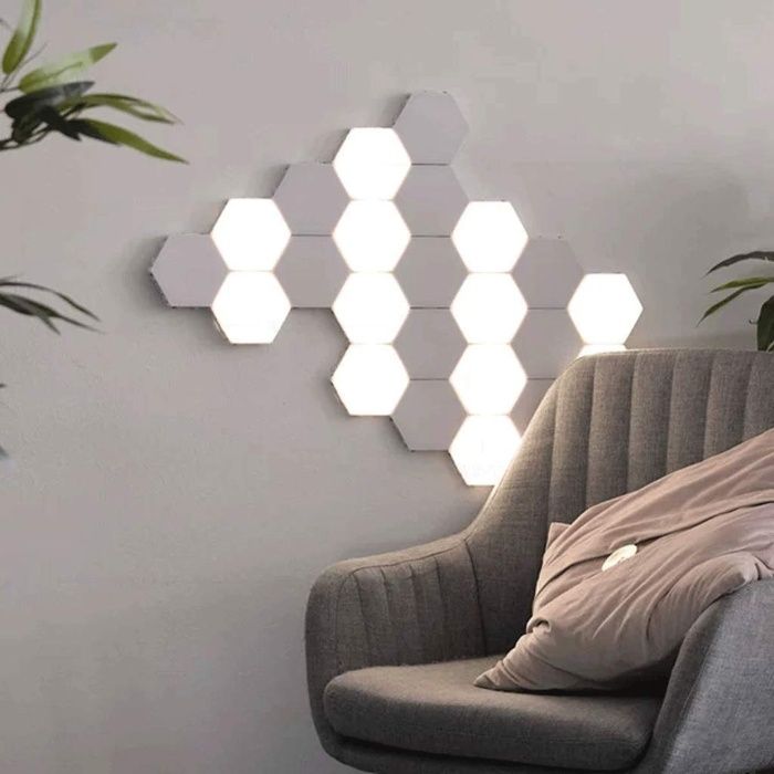 Модулен LED тъч панел за стена .TOUCH LED панел, Omnia, Honeycomb,