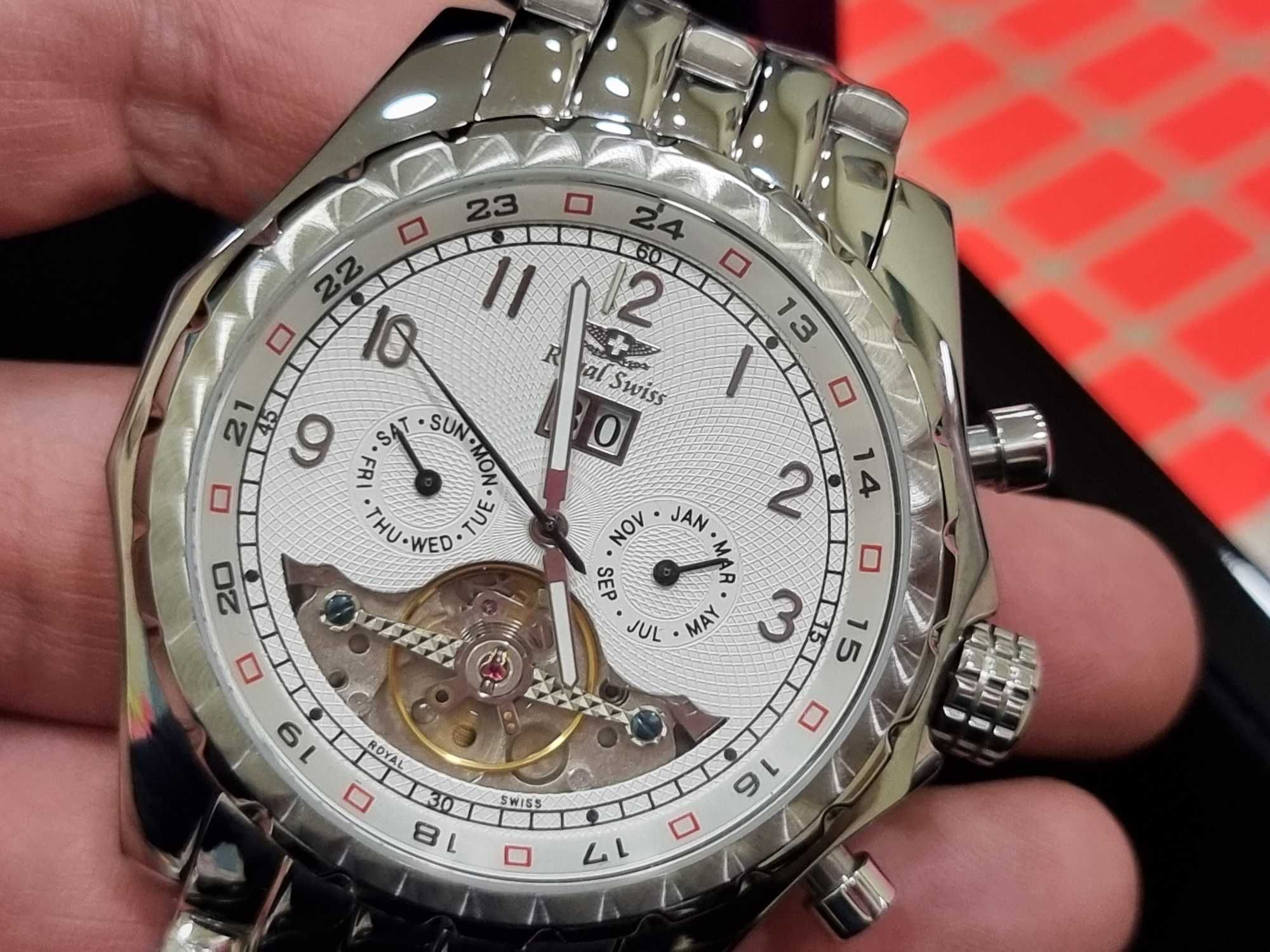 Мъжки механичен часовник Royal Swiss  45мм.