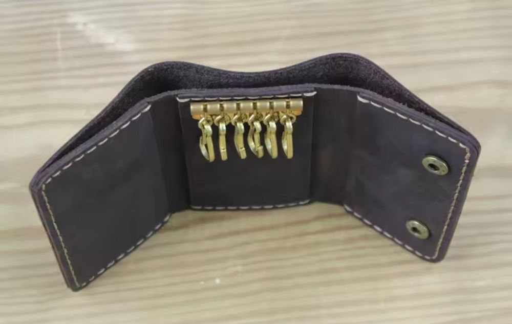 Portofel bărbătesc port-chei piele naturala