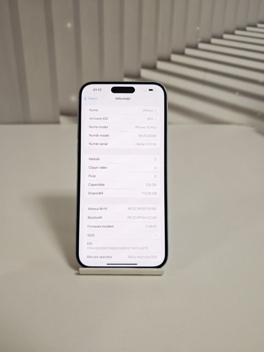 iPhone 15 Plus Blue Că Nou totul original liber retea.