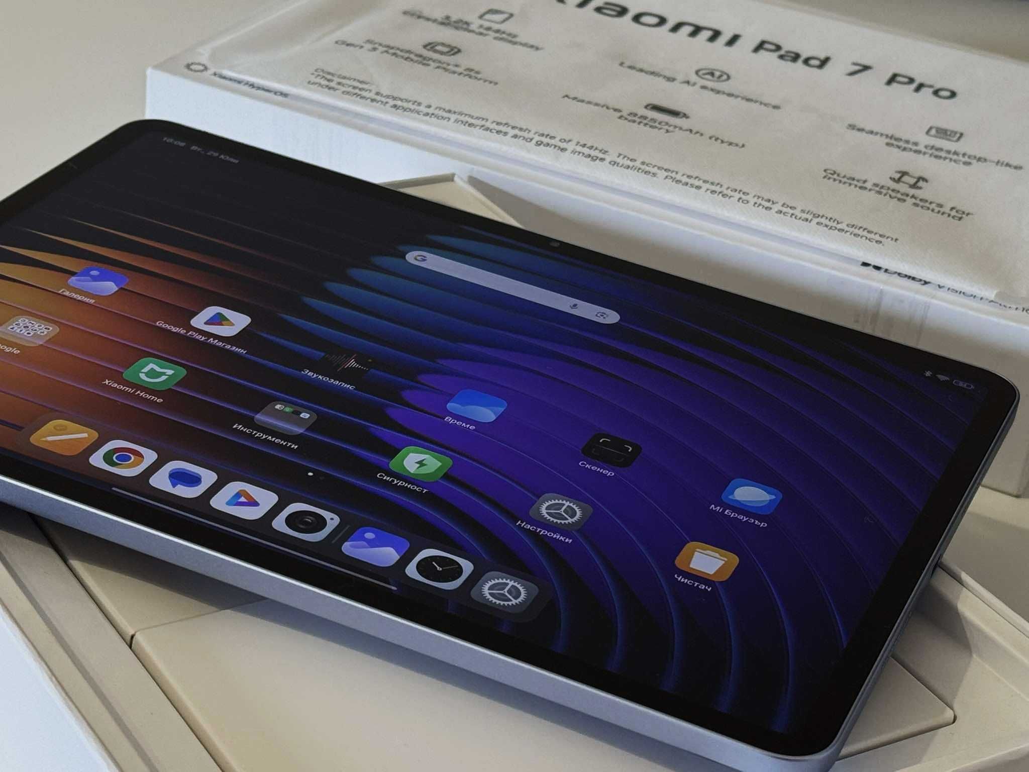 Бартер!Нов! Xiaomi Pad 7 Pro 512/12GB / 144hz / Snapdragon 8s Gen 3