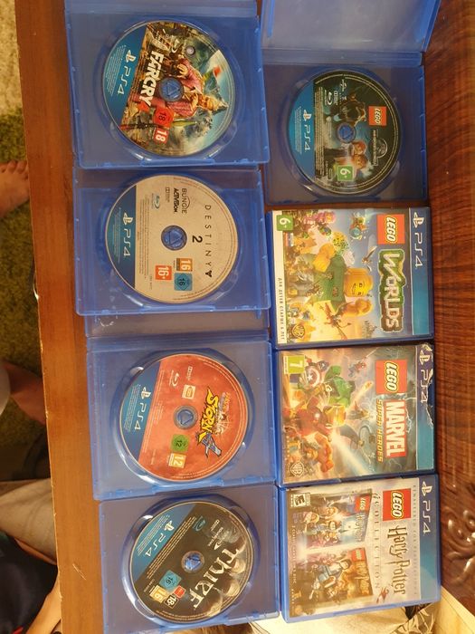 Диски с играми ps4