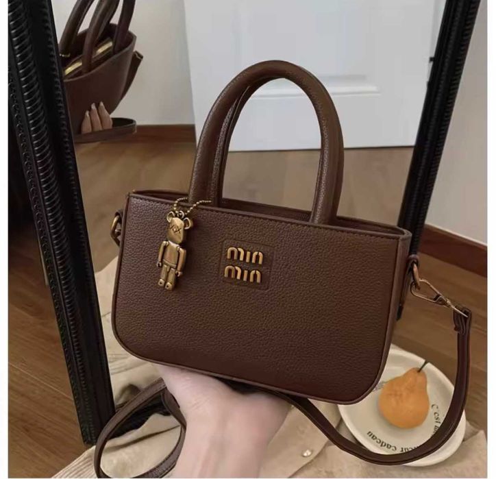 Дамска кожена чанта NL Miu Brw