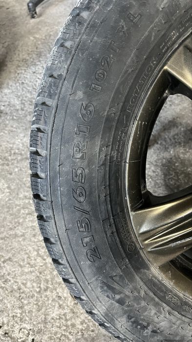 На ниве стояла зимня резина с дисков