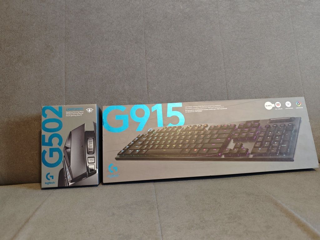 Tastatura mecanică gaming wireless Logitech G915 full, US layout