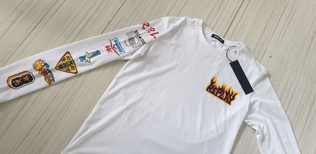 Replay Cotton Mens Size M НОВО! ОРИГИНАЛ! Мъжка Тънка Памучна Блуза!