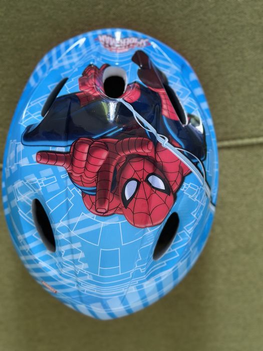 Casca de protectie SpiderMan, 3-6 ani, 52-56 cm