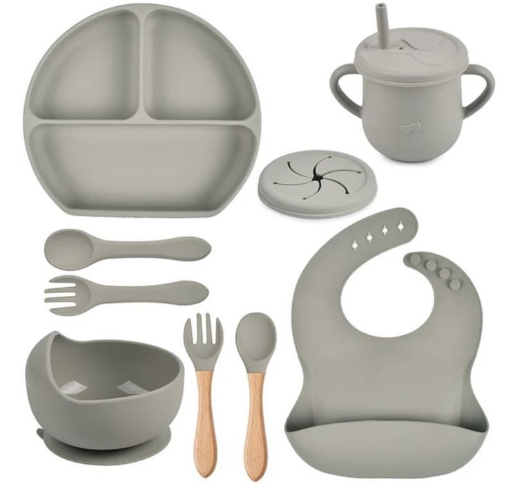 Детская посуда реборн силиконовая посуда