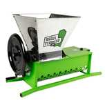 Zdrobitor struguri manual cu desciorchinator, cuva inox 30 L, 600 kg/h