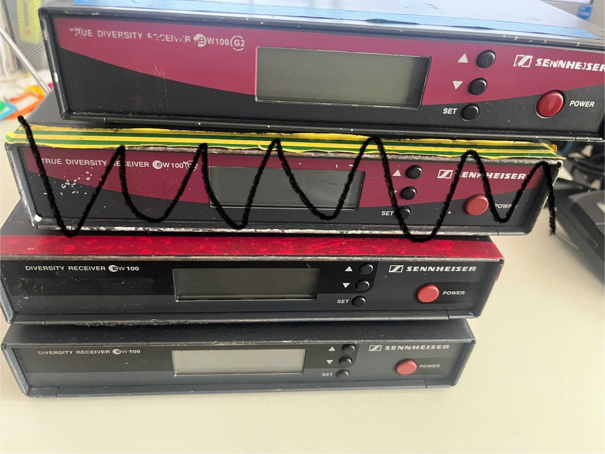 Безжични микрофони Sennheiser комплект EM 100, EW 100 G2