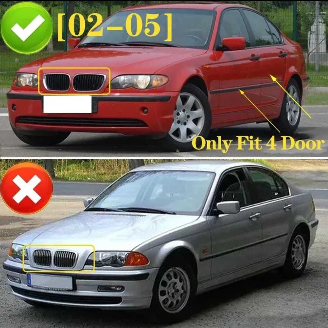 Двойни M3 M Бъбреци Решетки BMW E46 FACE Седан Комби БМВ Е46 Гланц М3
