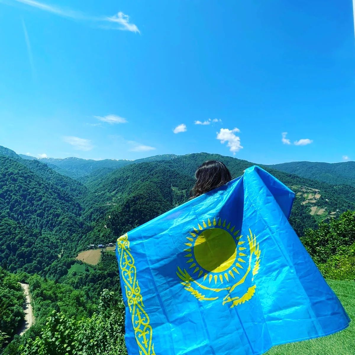 Новый Флаг Казахстана