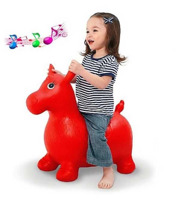 Надуваемо гумено конче Атлас, скачащо магаре