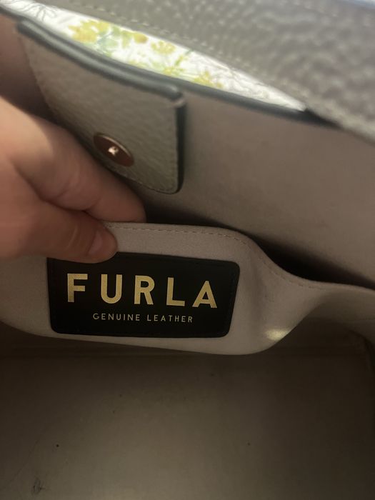 Чанта Furla mentol нова