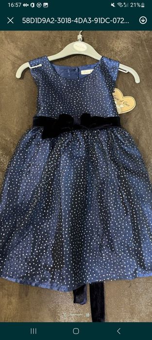 Есенни зимни коледни официални рокли до 4г.