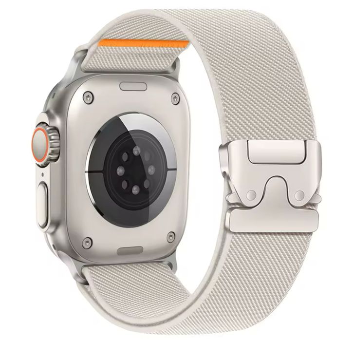 Curea Material Clips Compatibila Ceas Apple Watch Ultra Husa