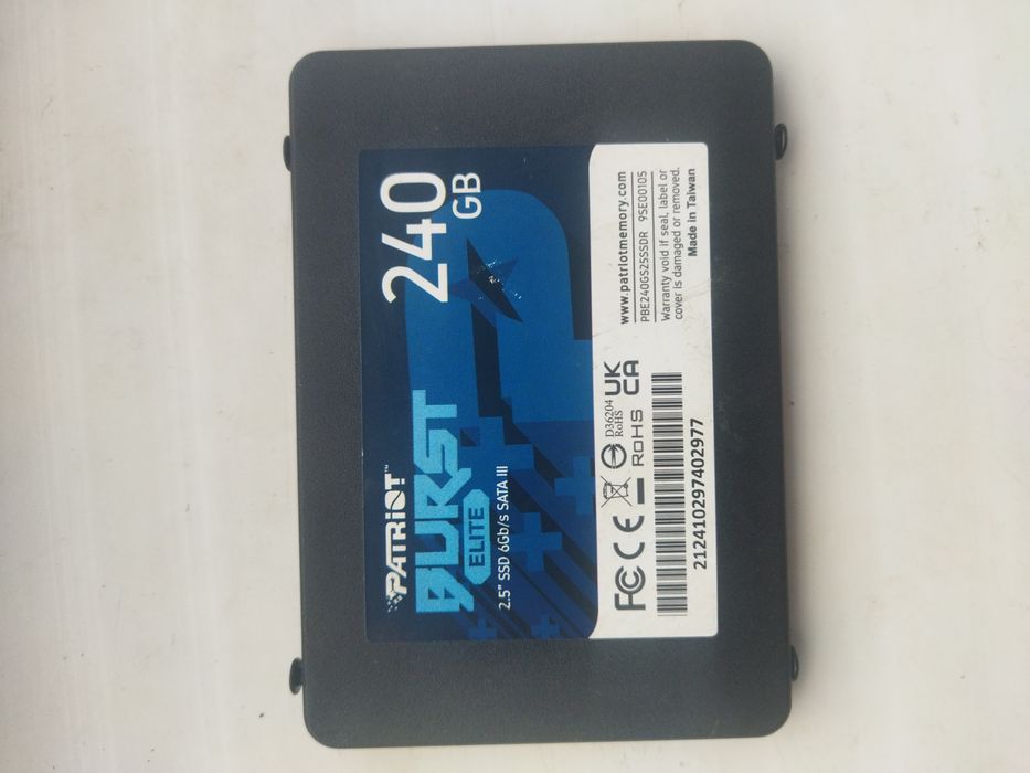 ssd patriot burst elite 240Gb