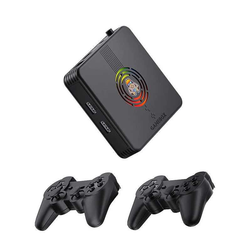 Consola jocuri retro Gamebox X9 2K/4K, 2 controllere wireless 2.4G