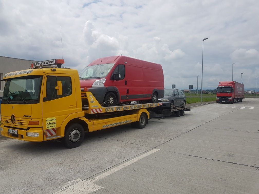 Tractari auto  platforma valea oltului , transfagarasan, a1 ,non stop