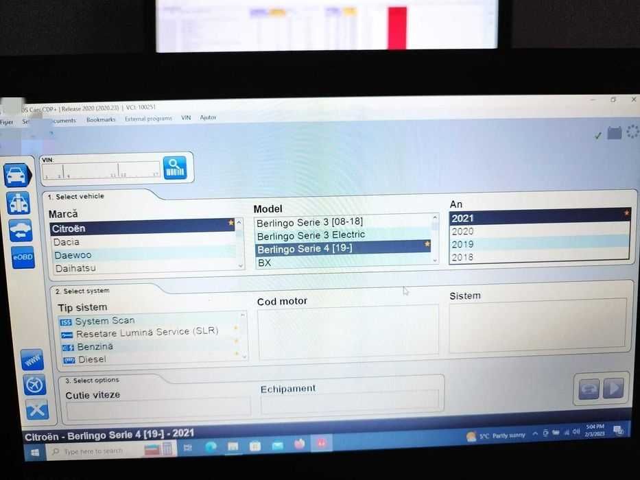 Tester auto fabricatie 2025 + Tableta Panasonic 10.1" Auto Lb Romana