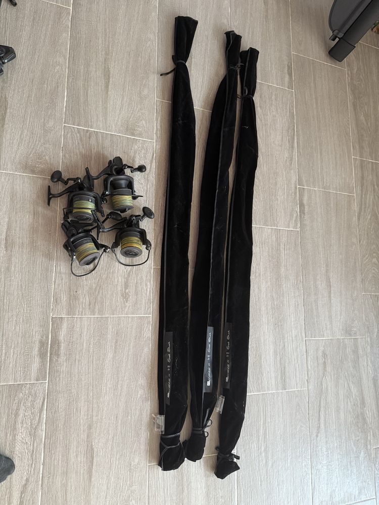 Set 4 lansete Hermes 2 + 4 mulinete Adonis 5000