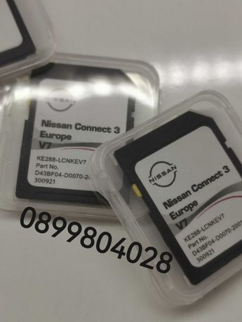 2022/23 SD CARD Nissan Connect 3 v7 Навигационна СД карта за Нисан