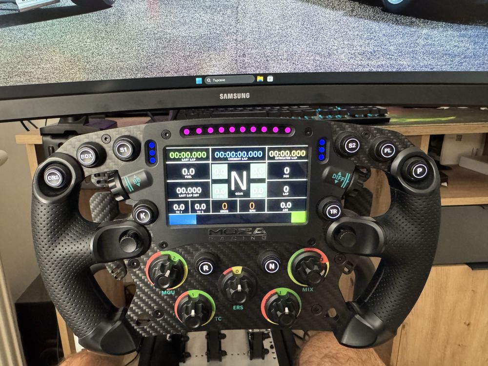 Moza R12 v2 , FSR2 Moza wheel , SG pedals , Next level Victory