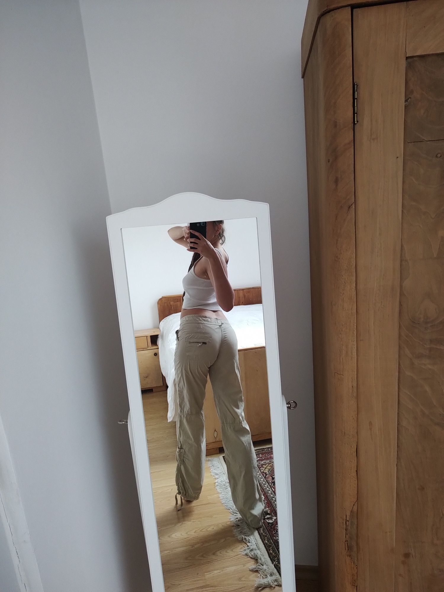 Pantaloni damă low waist Woolrich
