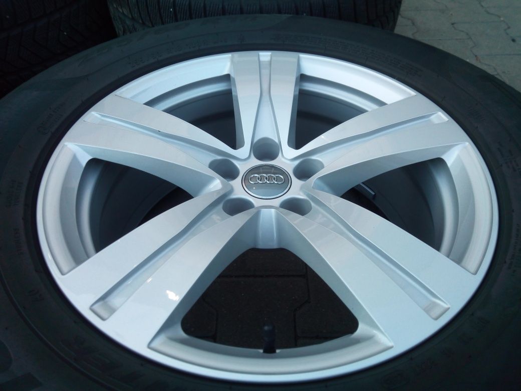 Jante originale Audi Q7(4M) 18" anvelope  iarnă Pirelli Top