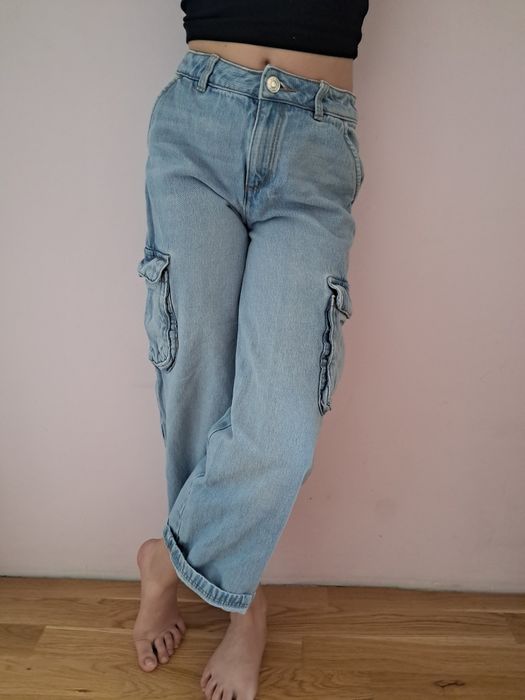 Дънки за момиче 134/140см, 9-10г