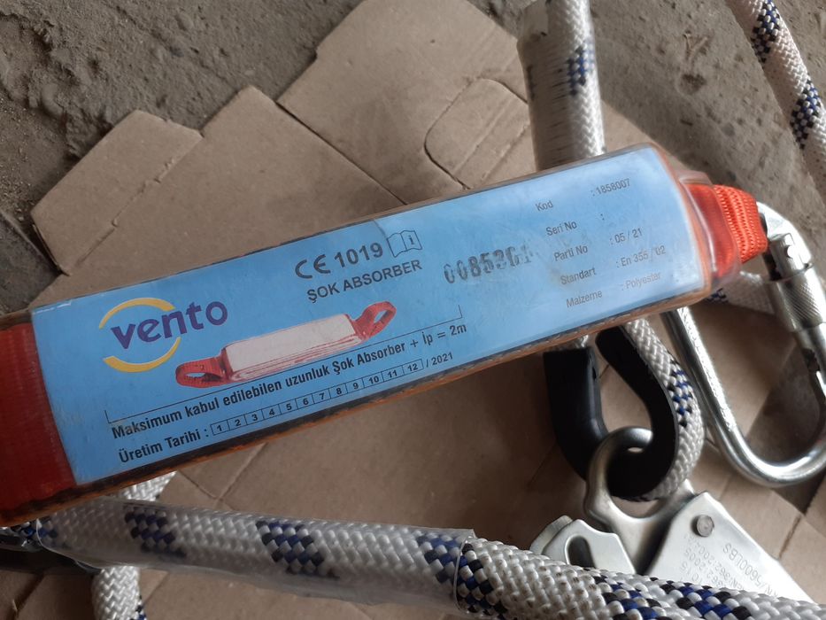 Snur de Absorbție a Șocurilor cu Brat Dublu-Carabinier cu Carlig