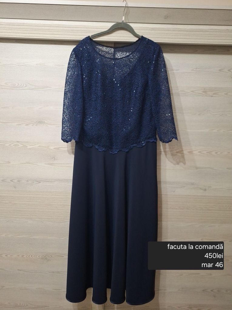 Rochie noua nepurtata făcută pe comanda marimea 46
Stare perfecta
Ofer