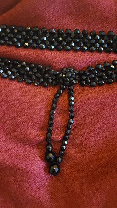 Colier din pietre fatetate din Onix