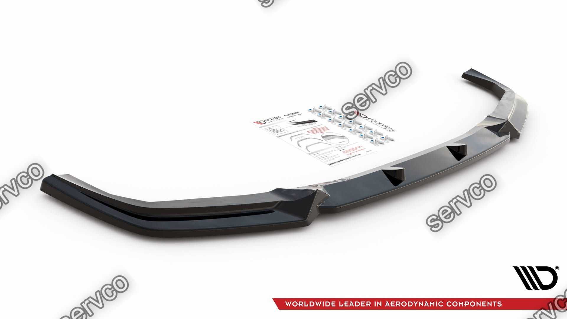 Prelungire splitter bara fata Bmw X5M F95 2018- v1 - Maxton Design