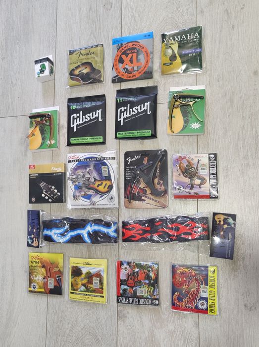 Струны ремни гитара электрогитара каподастр