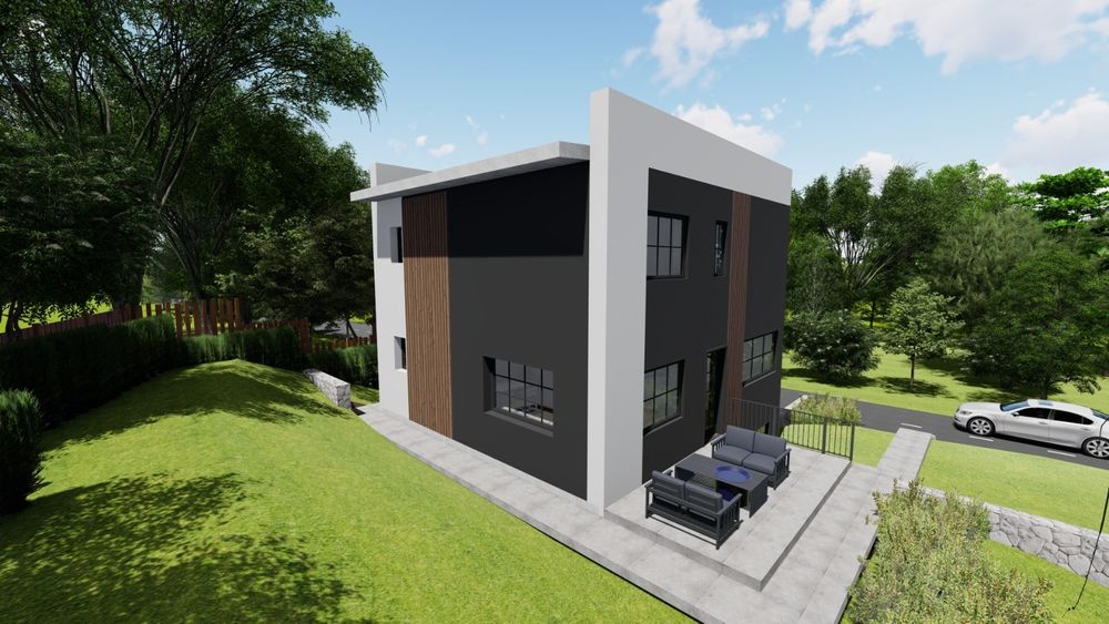 451 mp Teren central cu AUTORIZAȚIE DE CONSTRUCȚIE VILA 210 MP. .