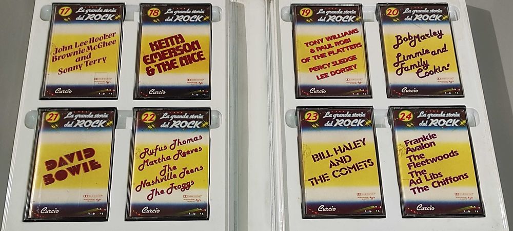 Casete audio 
la grande storia del rock serie completa