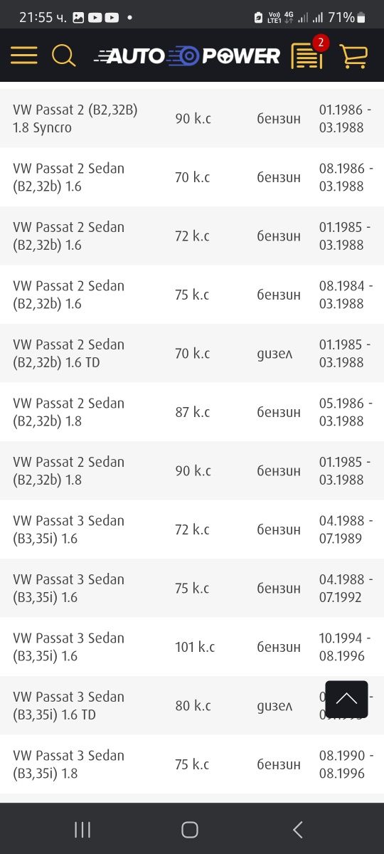 Водна помпа за wv golf  vento jeta transporter passat  caddy