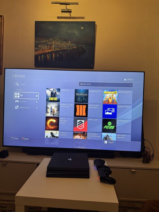 PS4 Pro 1TB – пълен комплект, с разширени възможности