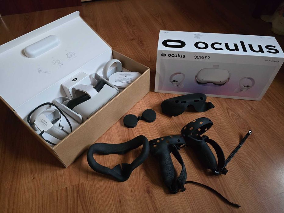 Ochelari VR Meta Oculus Quest 2 128GB + Elite strap cu baterie