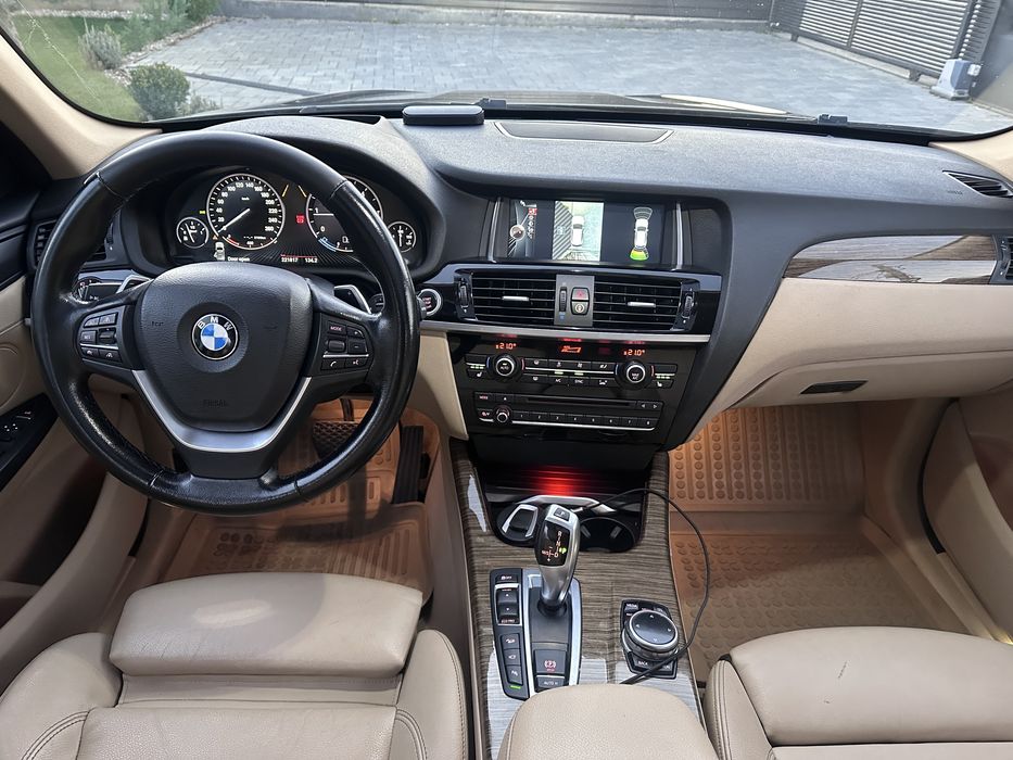 BMW X3, F25-facelift, 190 cai, distronic, camere 360, panoramic