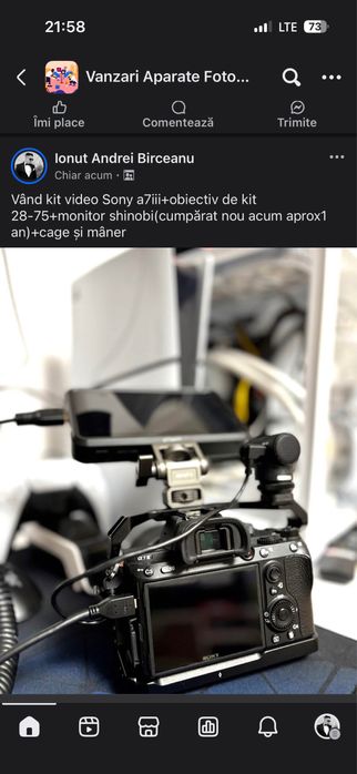 Vand kit video Sony a7iii