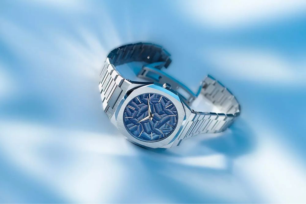 Ceas D1 Milano Ultra Thin Blue