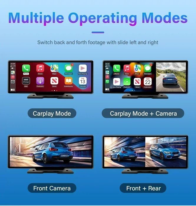 Sistem Multimedia Carplay Android Auto NAVI 10 inch camera fata spate