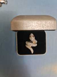 Серебряное привозное кольцо