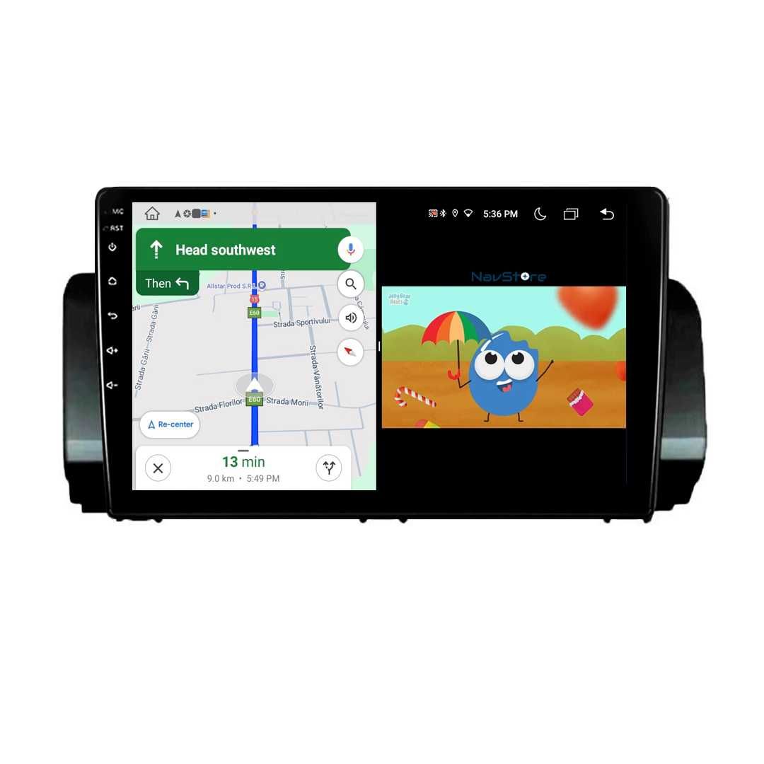Navigatie Dedicata Dacia Logan (2021-2023), 9Inch, Bluetooth, Carplay