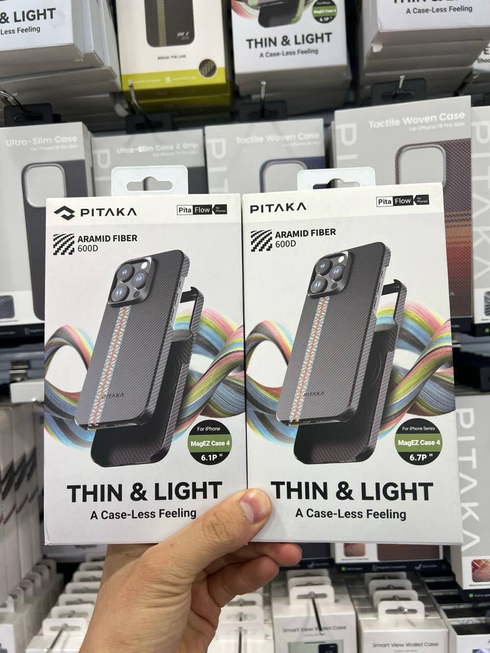 Pitaka MagEz iPhone 15 Original Carbon Fiber (Оптом и в Розницу)